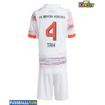 Bayern Munich Jonathan Tah #4 Auswärts Trikotsatz Kinder 2025-26 Kurzarm (+ Kurze Hosen)